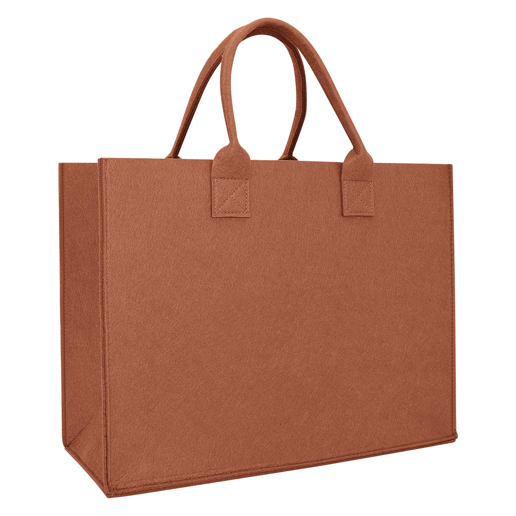 Custom Felt Tote Bag, custom tote bag with logo imprint 1