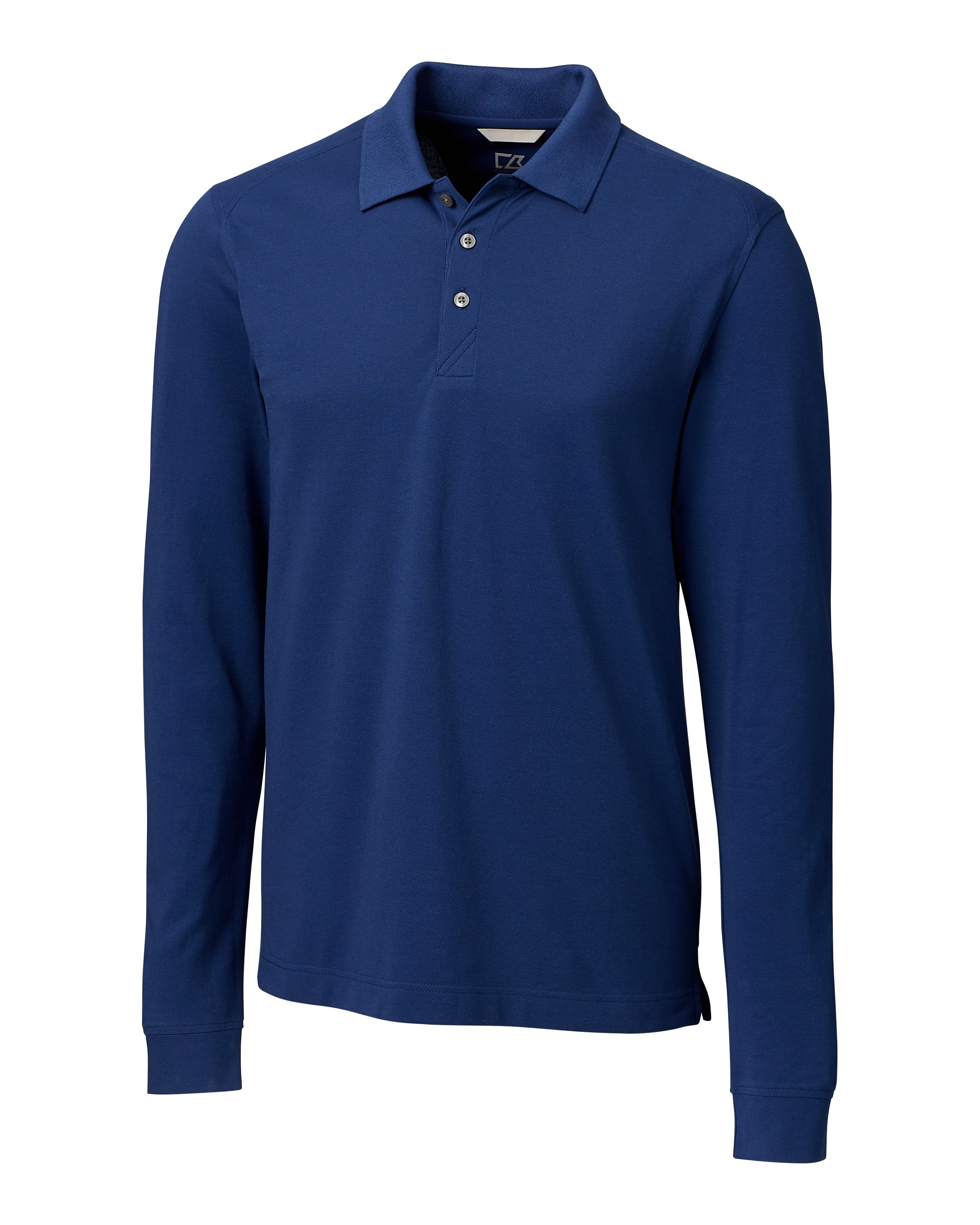 Cutter & Buck Advantage Recycled Cotton-Blend Pique Mens Long Sleeve Polo 29