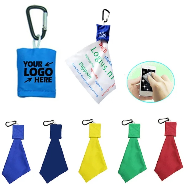 Microfibre Lens Cloth with Carabiner 6