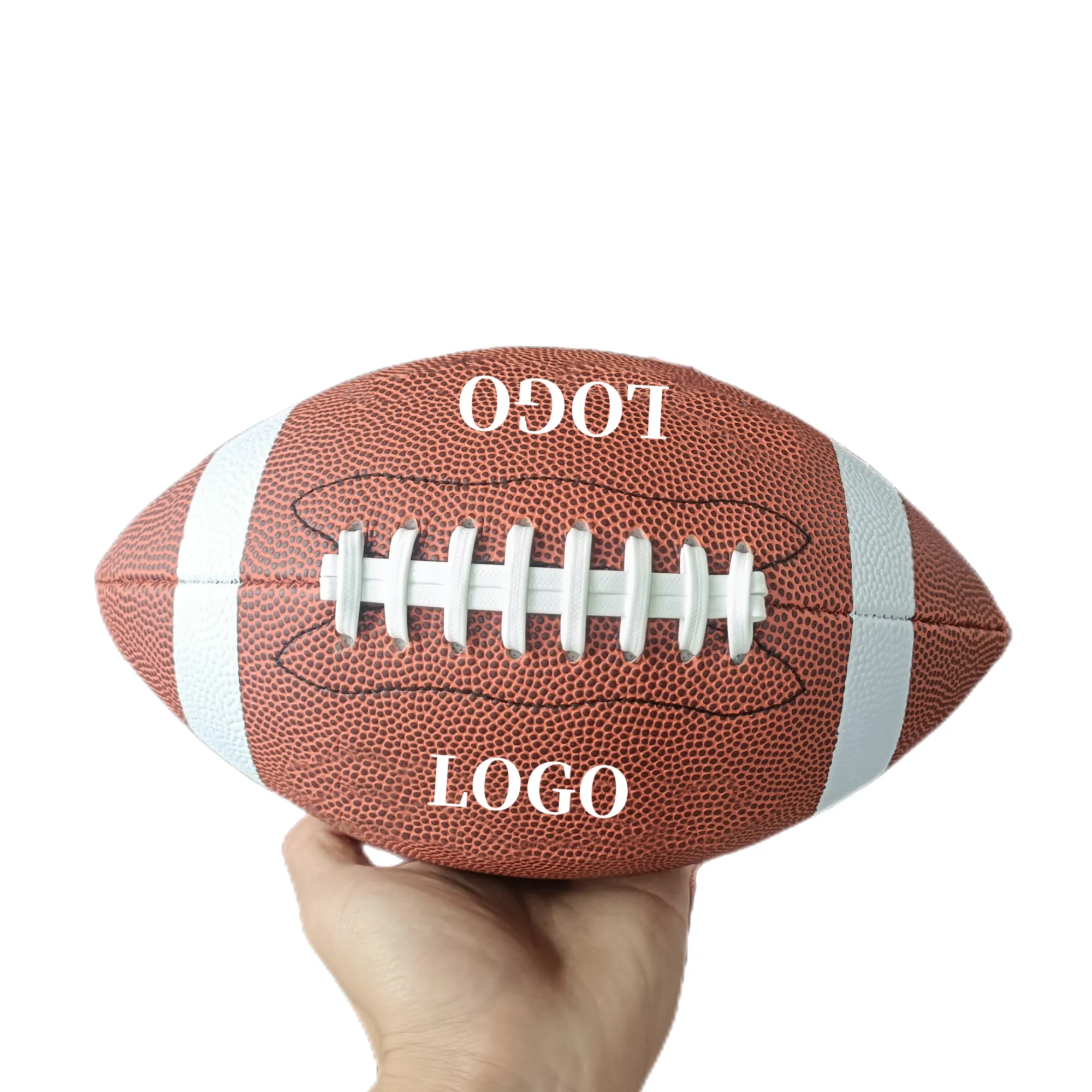 Custom #3/#6/#9 Synthetic PU American Football- 3