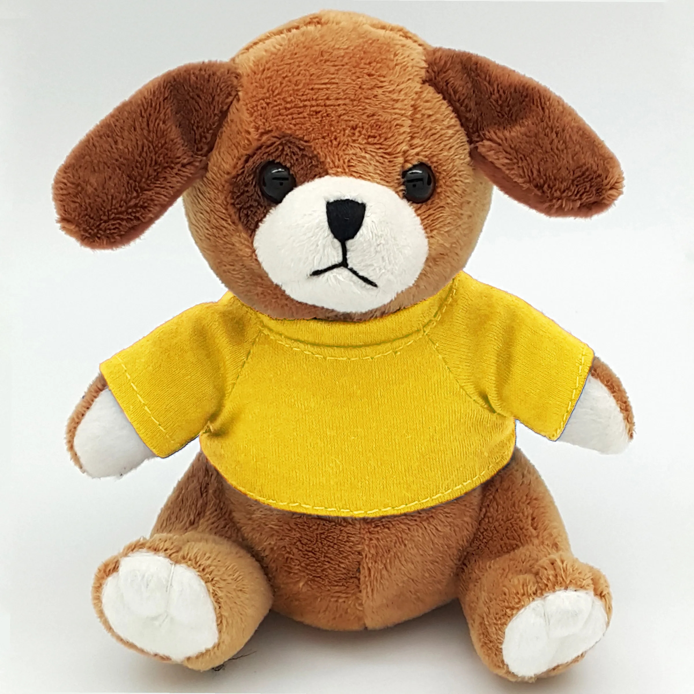 6" Beanie Dog with Embroidered Eyes 6