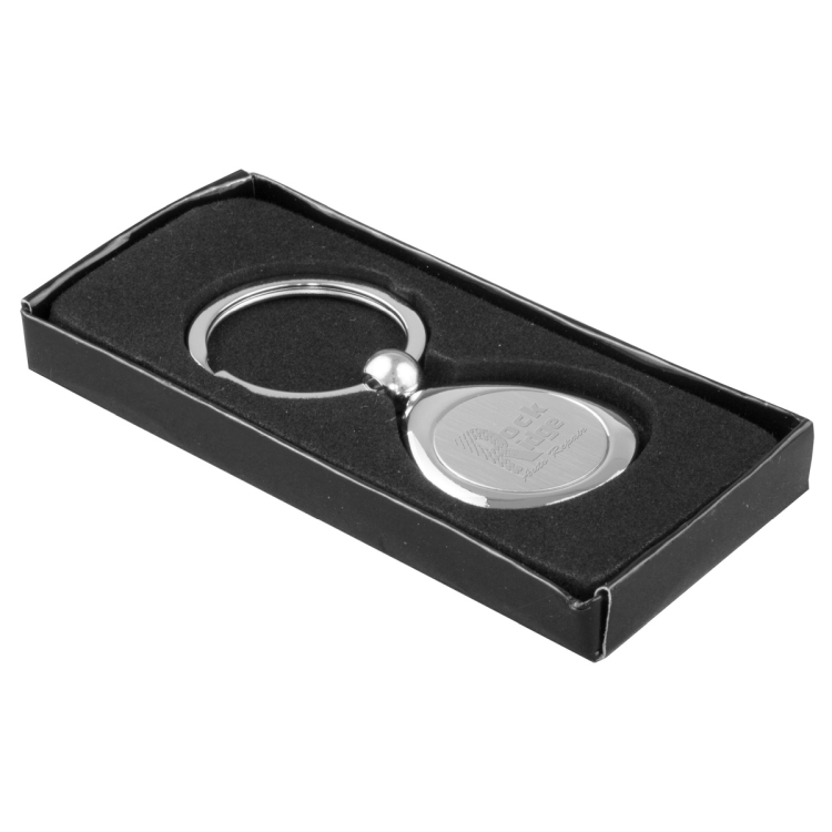"Infini" Laser Engraved Metal Keyholder 1