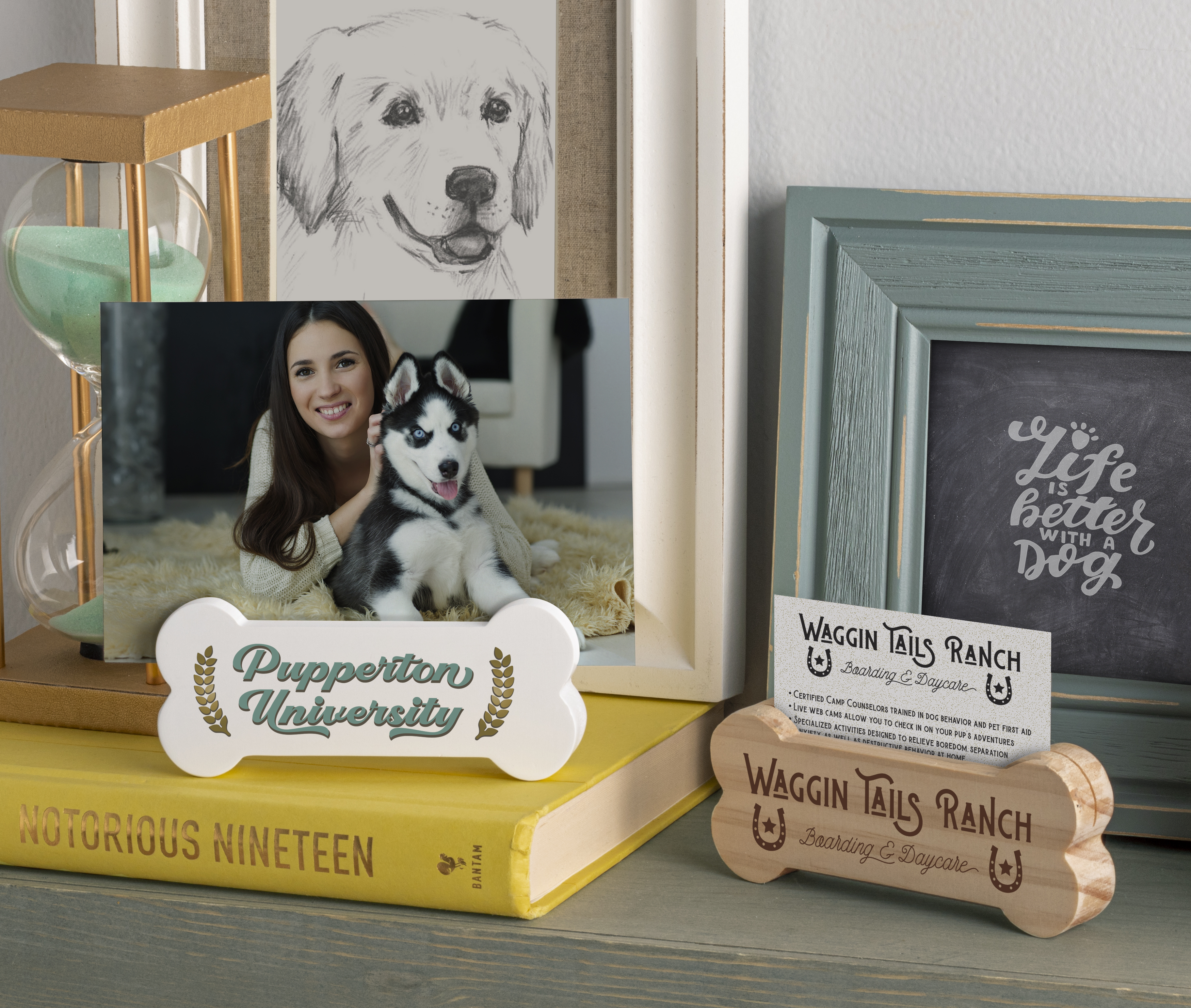 Dog Bone Photo Holder 5