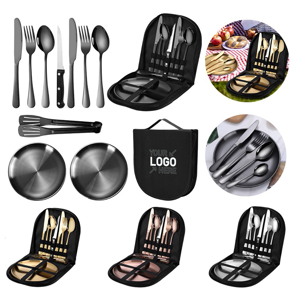Camping Picnic Utensil 10 Pieces Sets 2