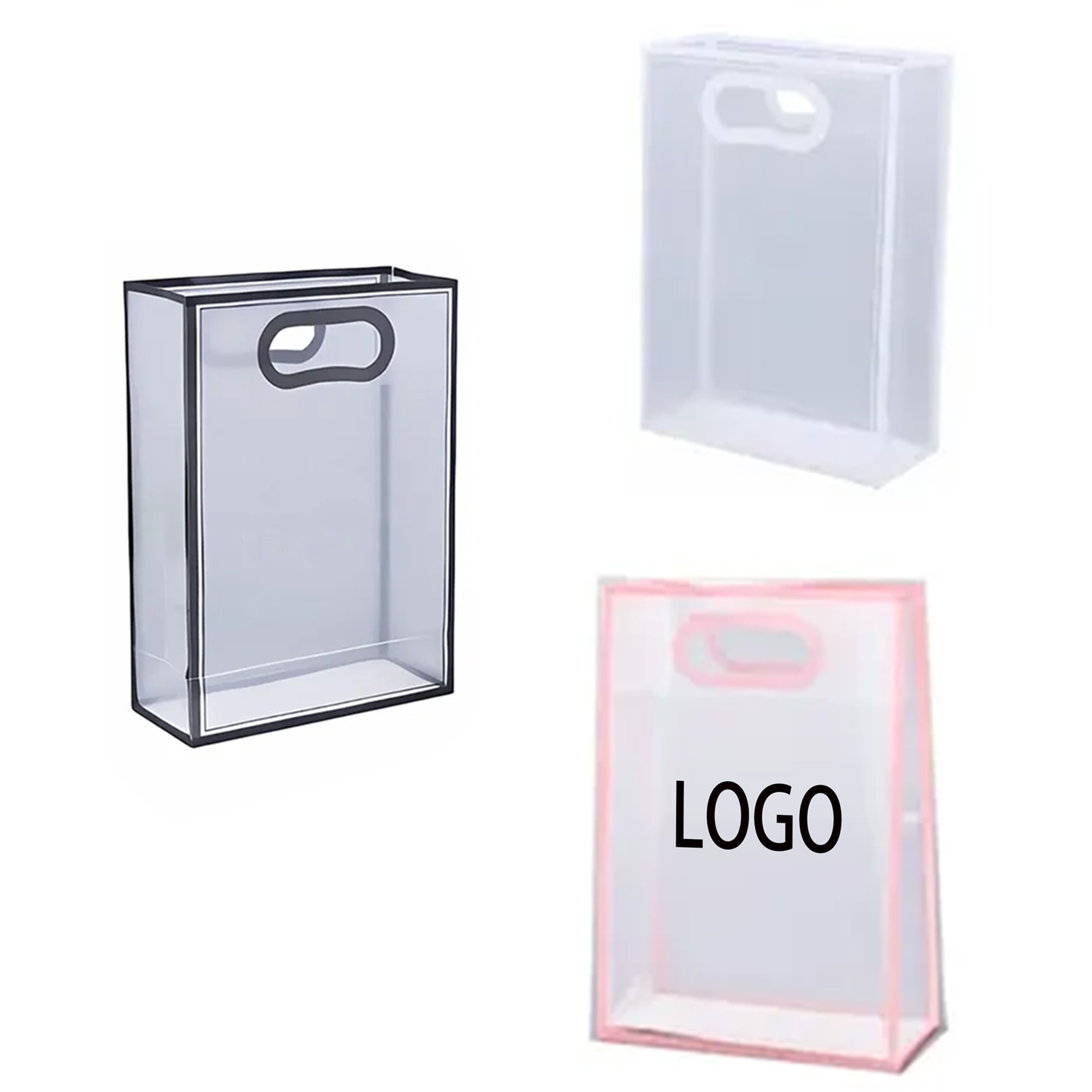 Medium PVC Tote Transparent 3