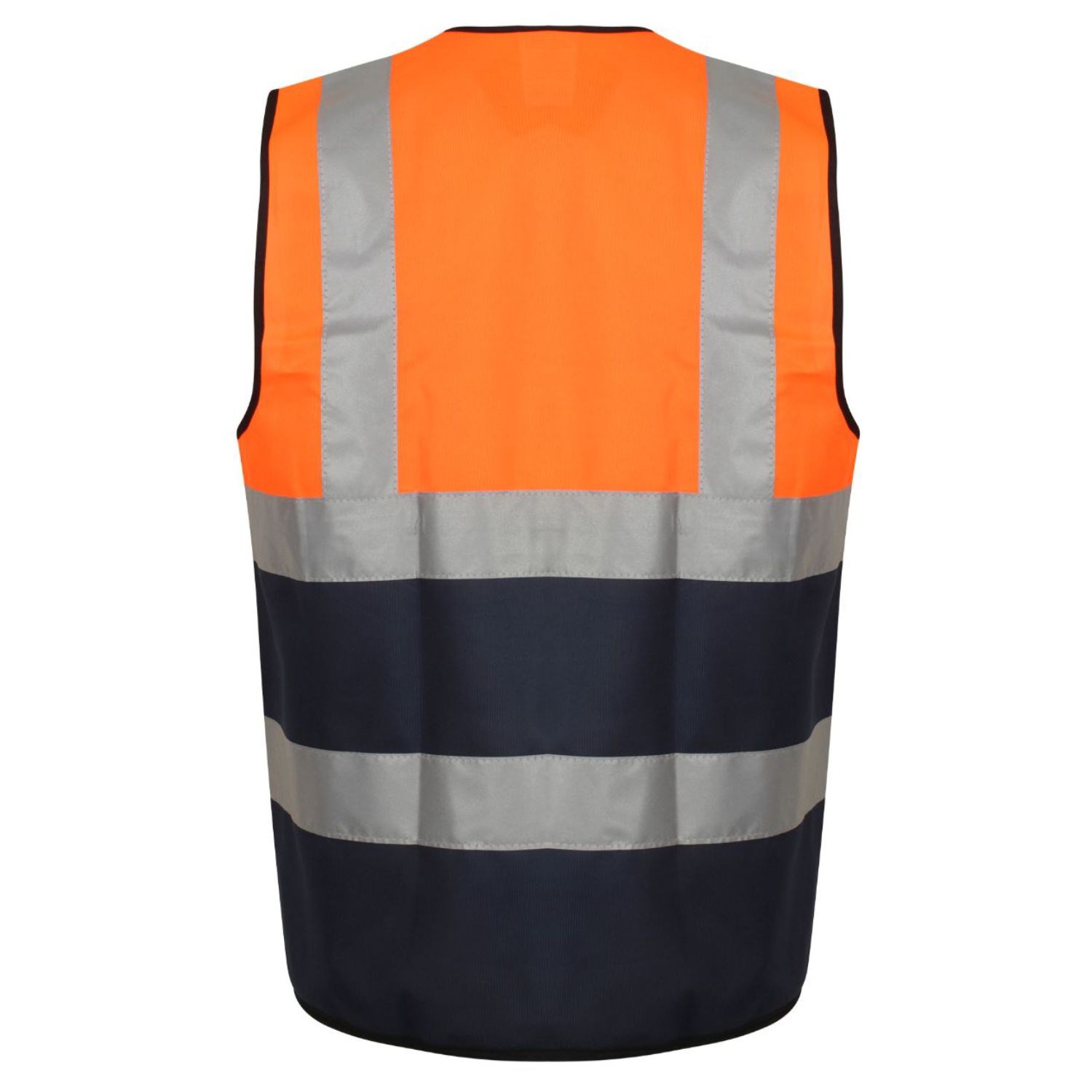 3.8oz. Knitted Class 2 Color Block Reflective Tape Safety Loop & Hook Vest 2