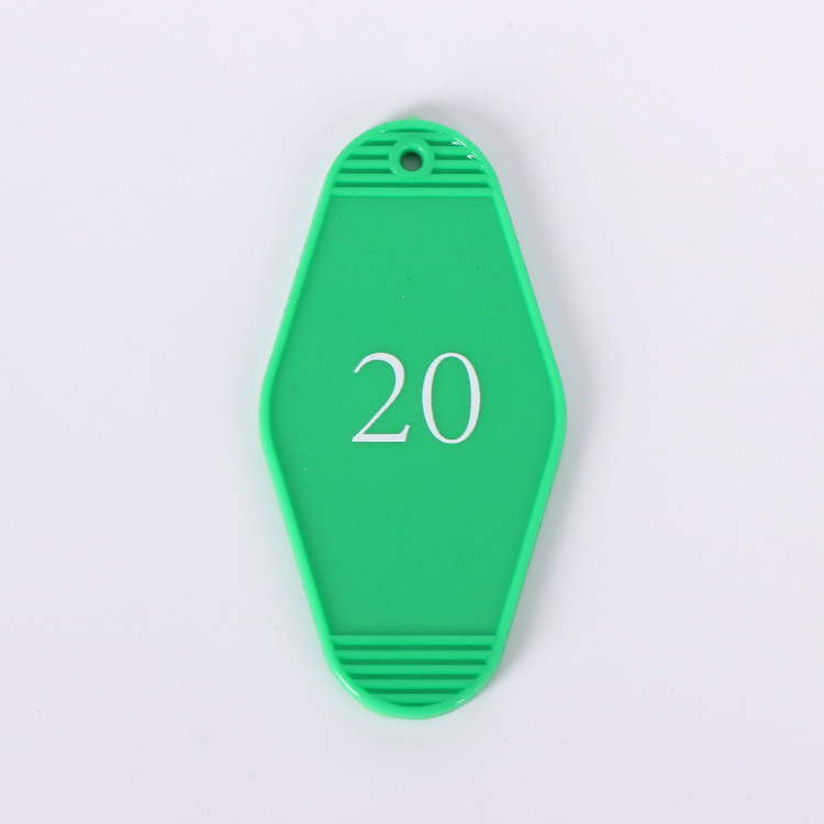 Motel Key Tag W/ Keyring 24
