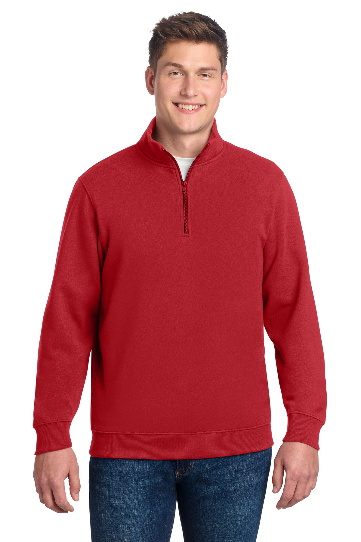 Sport-Tek 1/4-Zip Sweatshirt. ST253, custom hoodie or sweatshirt with logo imprint 36