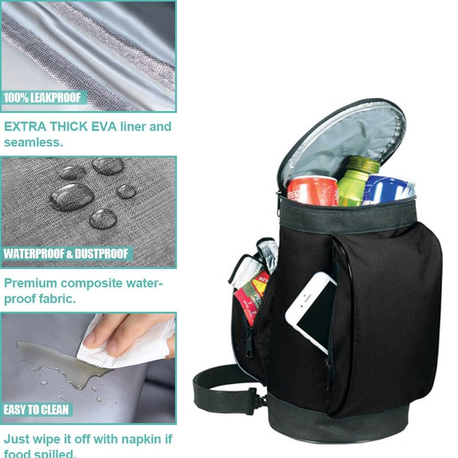 Waterproof PEVA Golf Cooler Bag 5