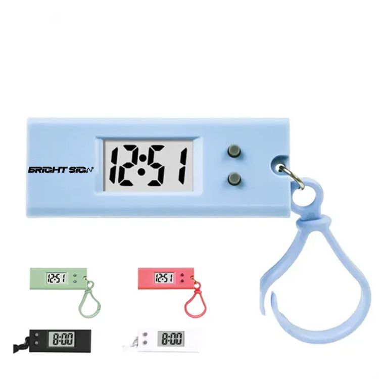 Portable Digital Clock Keychain 2