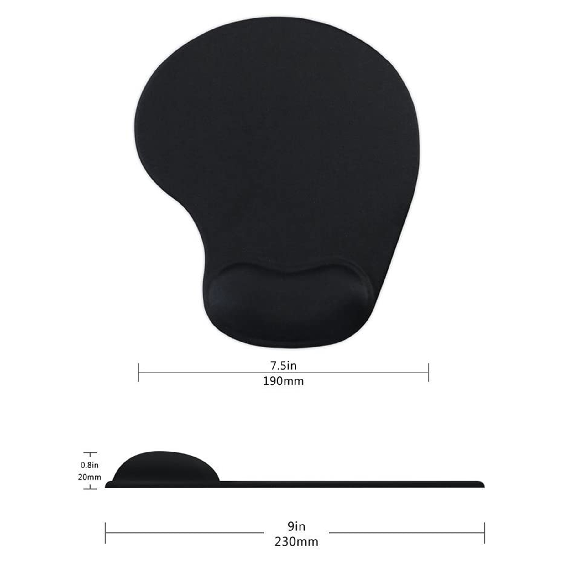 Office Mousepad with Gel Wrist Support 2