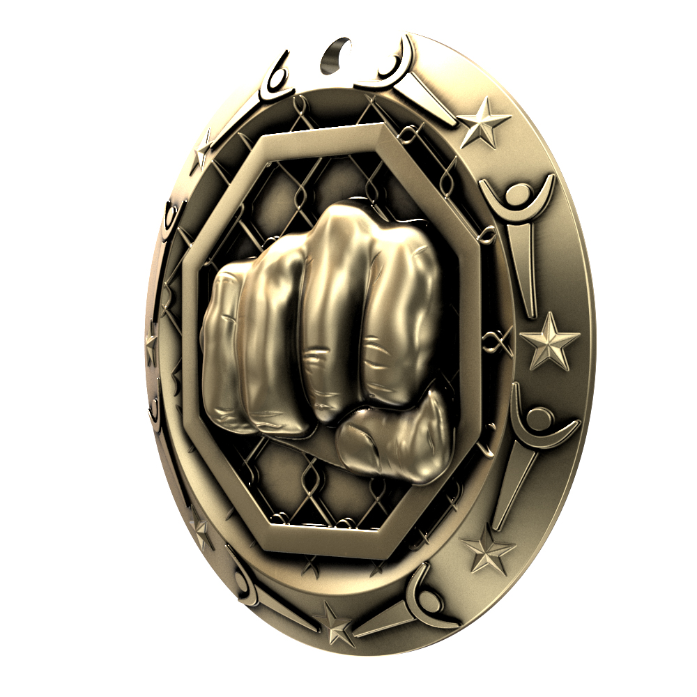 MMA World Class Medallion (3") 2