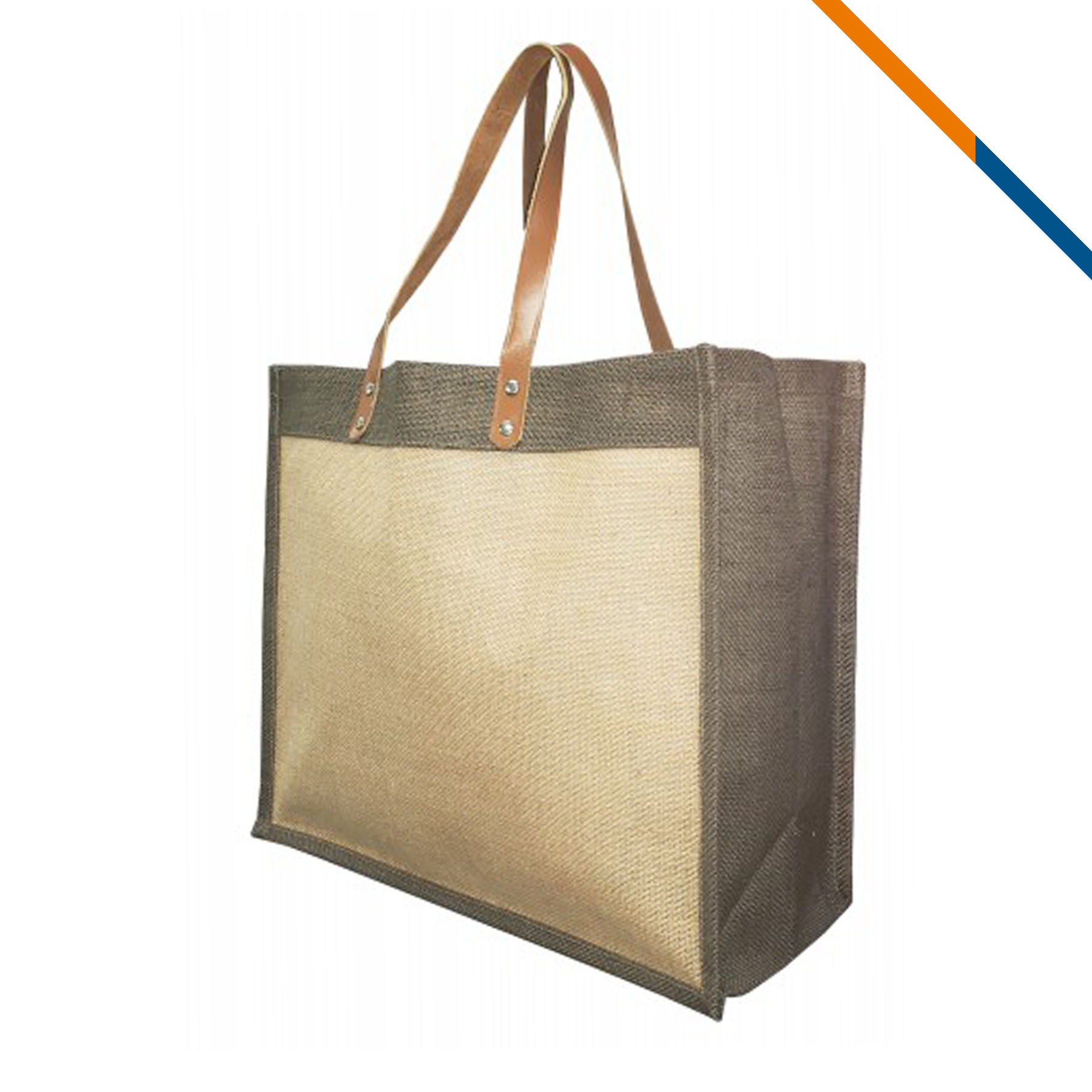 Nepeta Laminated Jute Tote Bag, custom tote bag with logo imprint 5