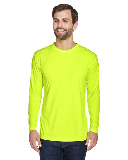 Men's Cool & Dry Sport Long Sleeve Performance Interlock T-Shirt - 8422 16