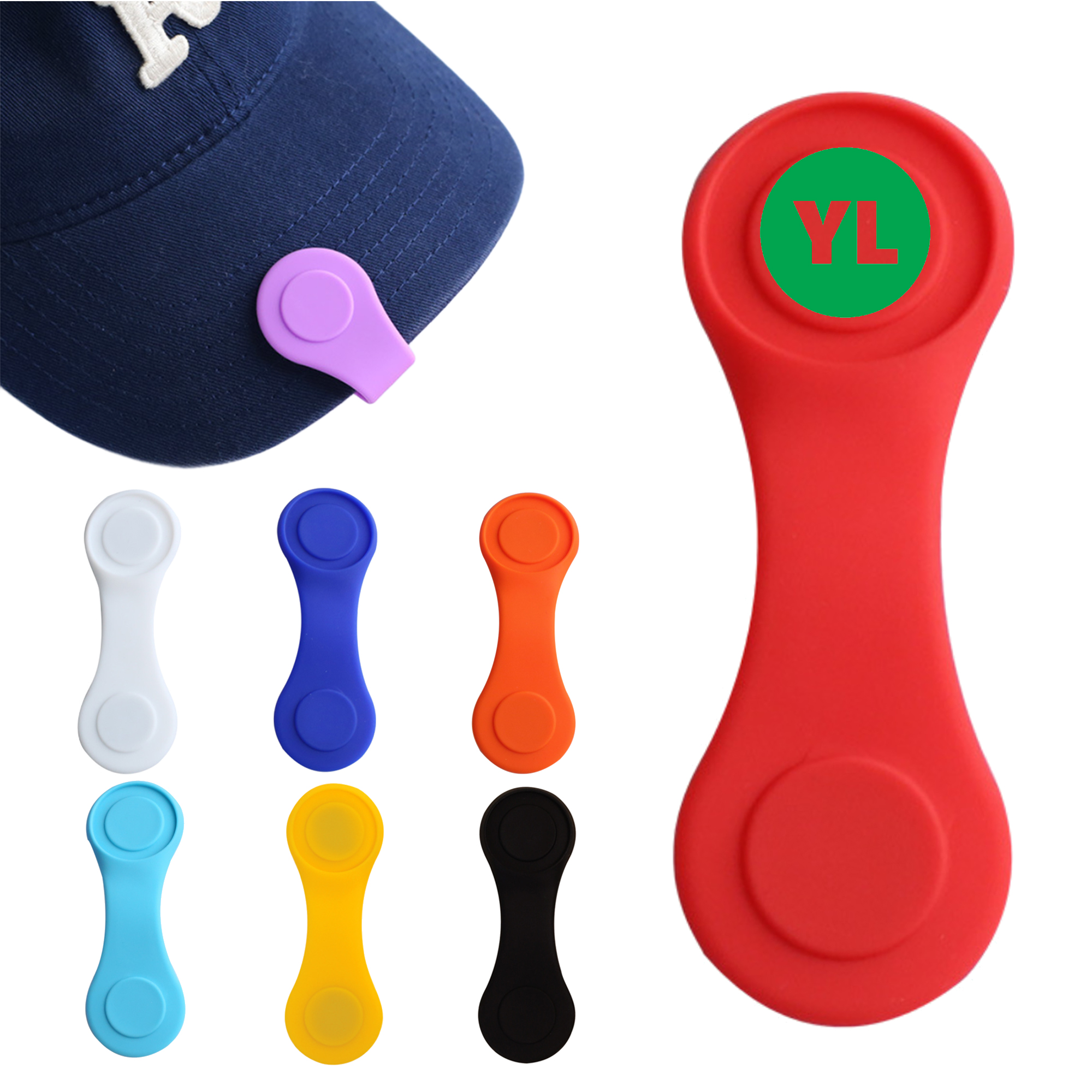 Silicone Golf Cap Clip Marker Holder MOQ 50 1