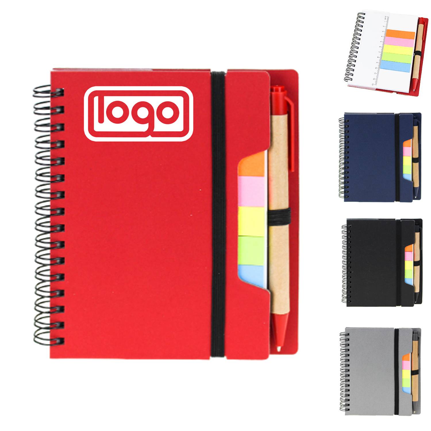 Sticky Notes Notebook w/ Pen 3