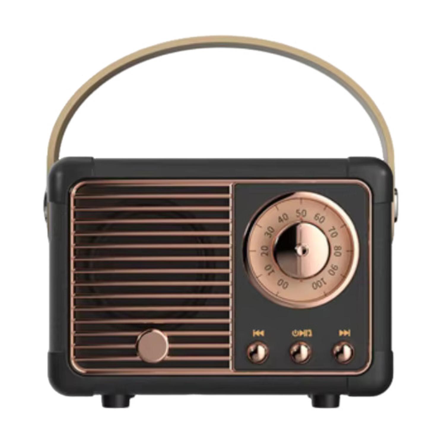 Classic Retro Stereo Wireless Bluetooth Speaker 5