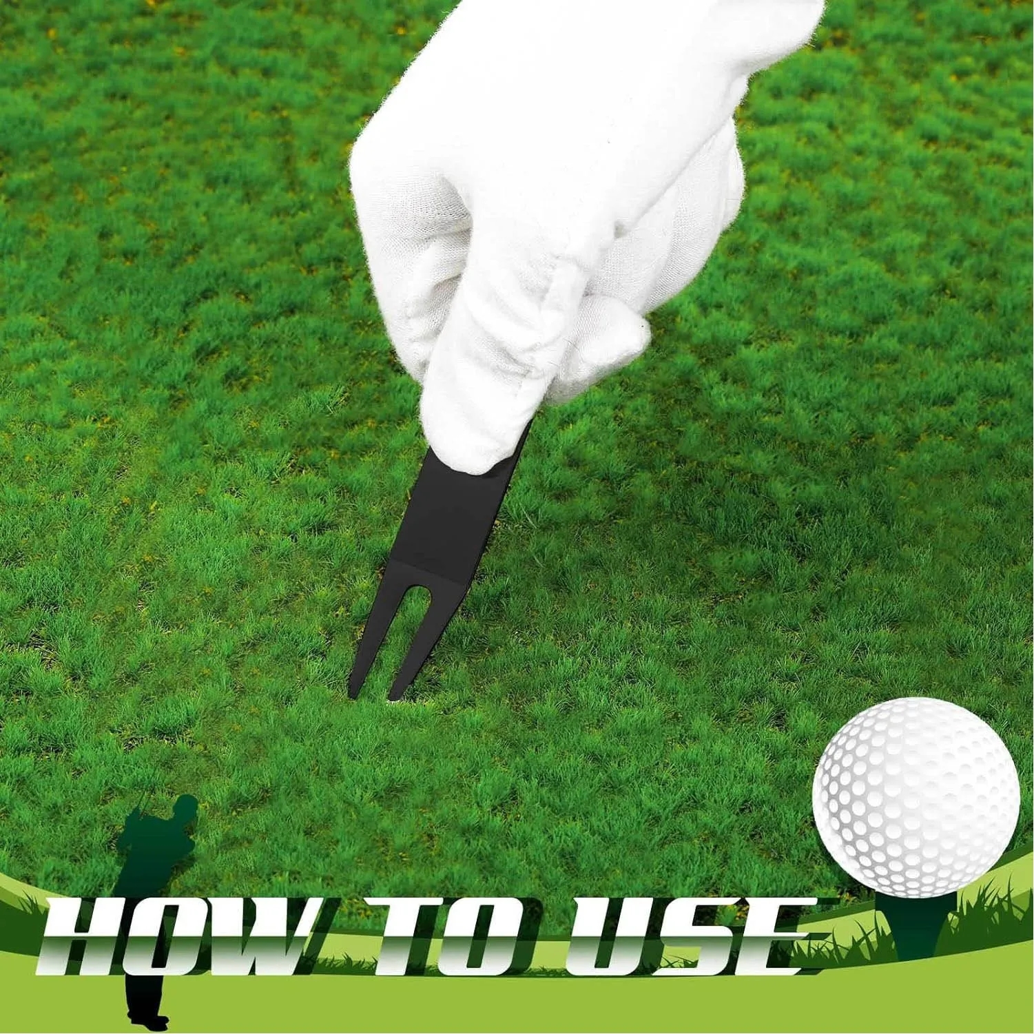 Metal Pitch Fork Golf Accessory 5