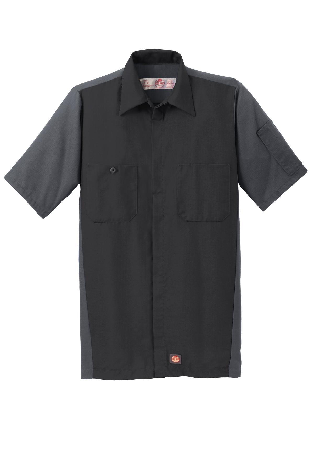 Red Kap Short Sleeve Ripstop Crew Shirt. SY20 32