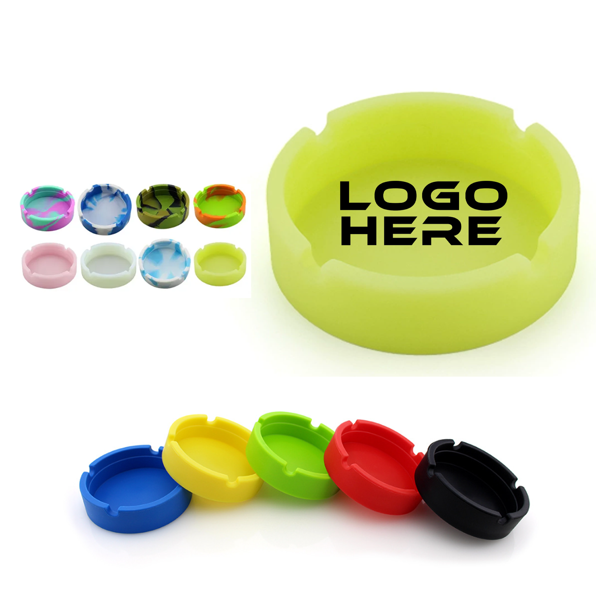 Multicolor Silicone Ashtray 2