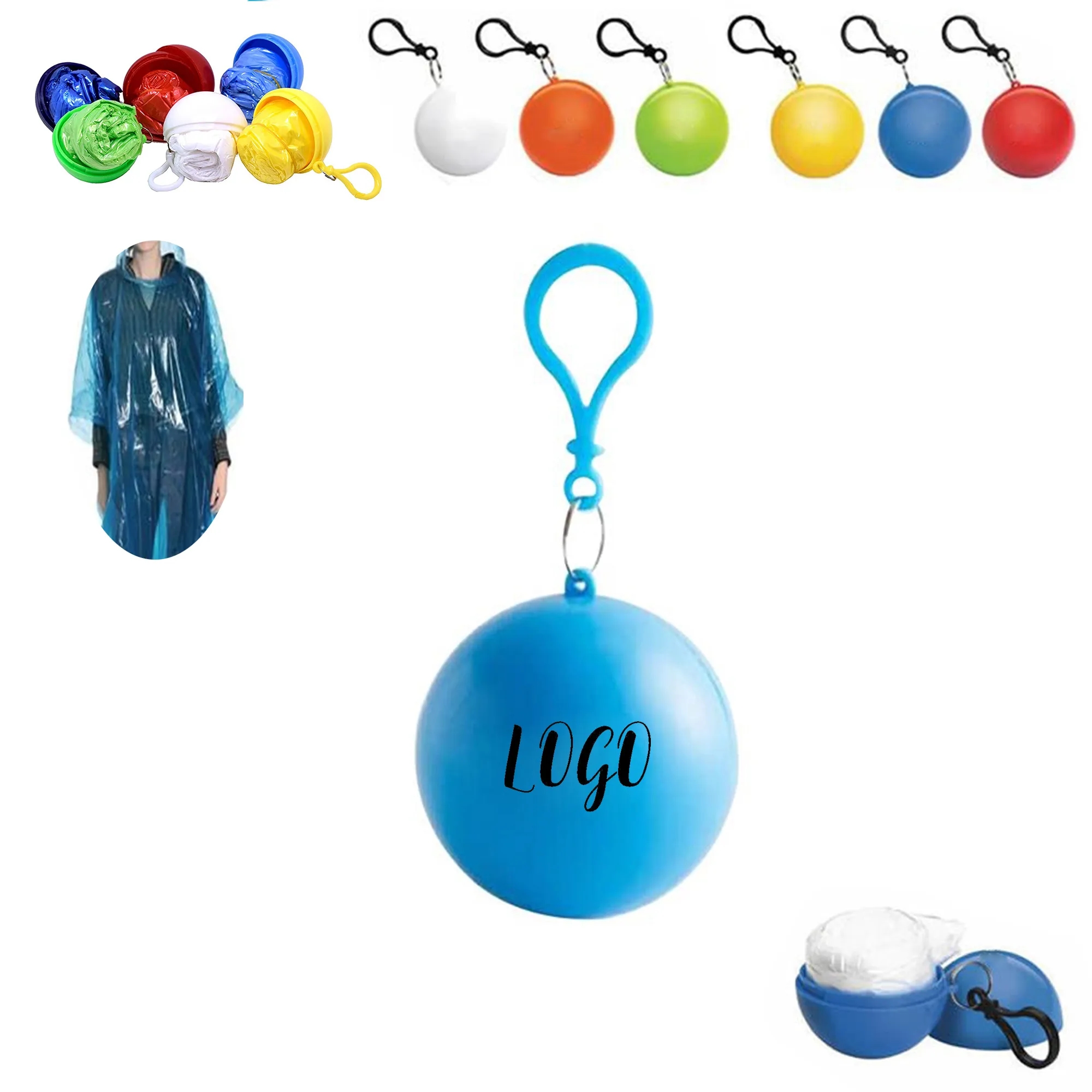 Portable Disposable Emergency Raincoat Ball 2