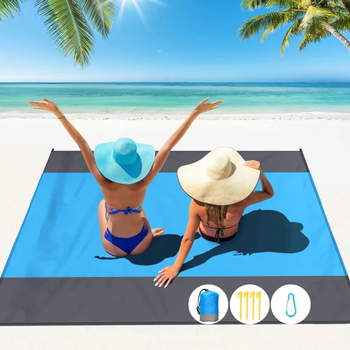 Waterproof Lightweight Picnic Beach Blankets 2