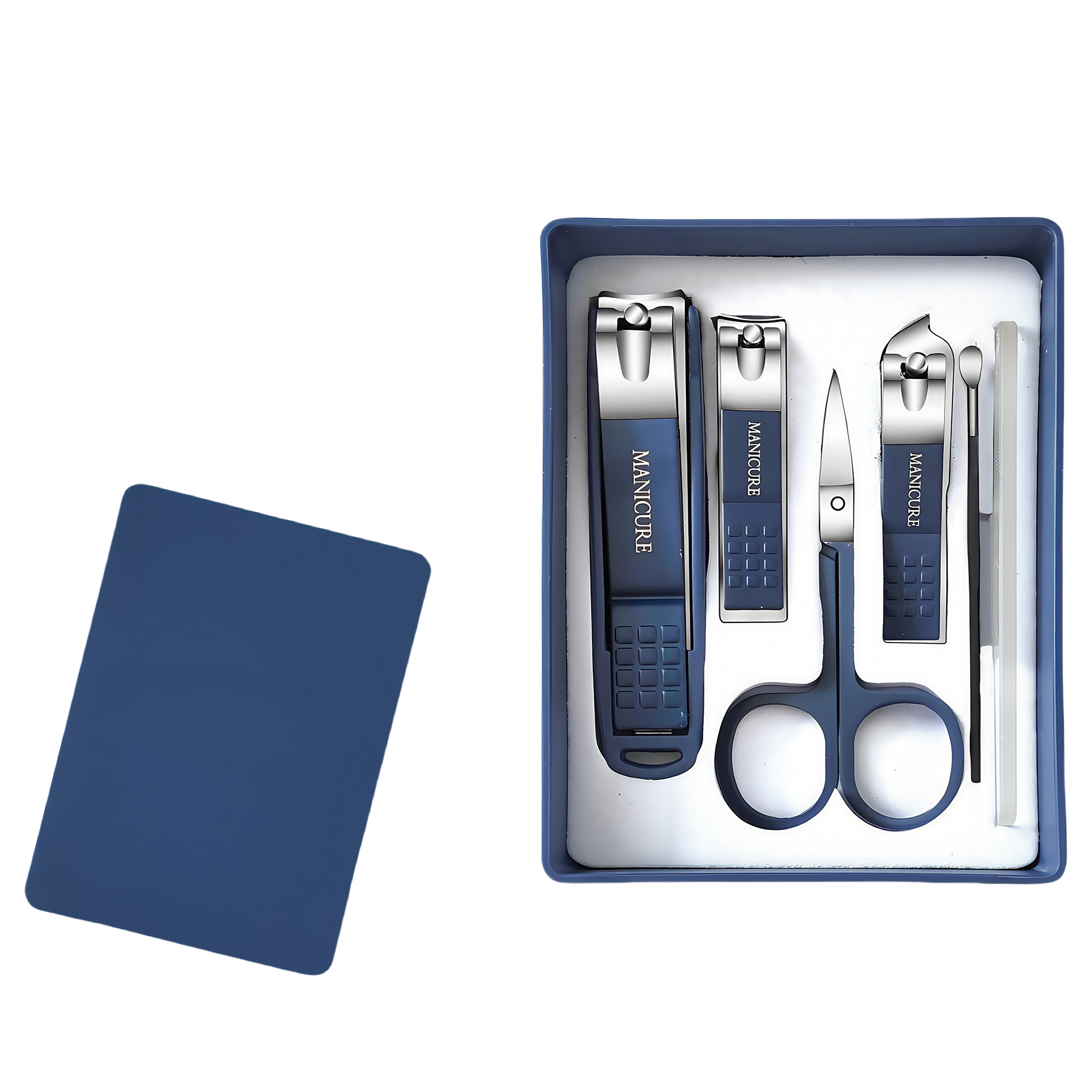 6-Piece Nail Clipper Set with Splash-Proof Design 3