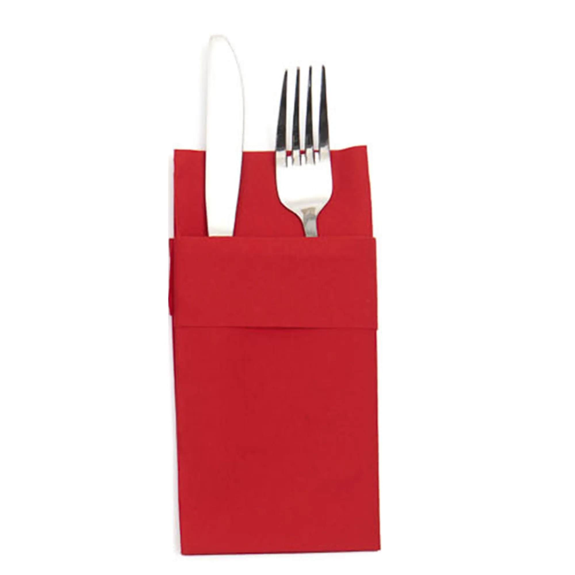 Clean Napkin Pocket Knife and Fork Paper 3