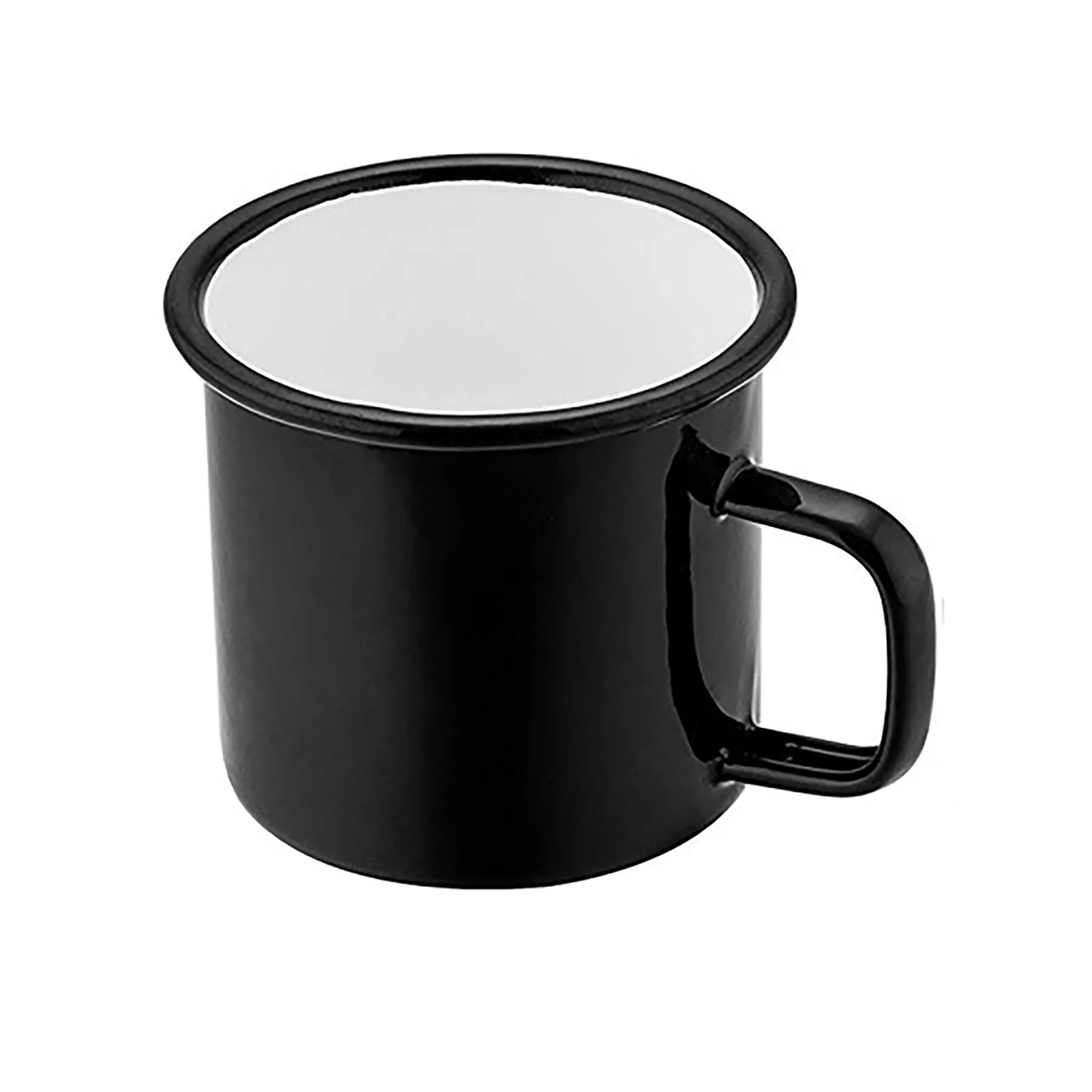 12oz White Enamel Mug 2