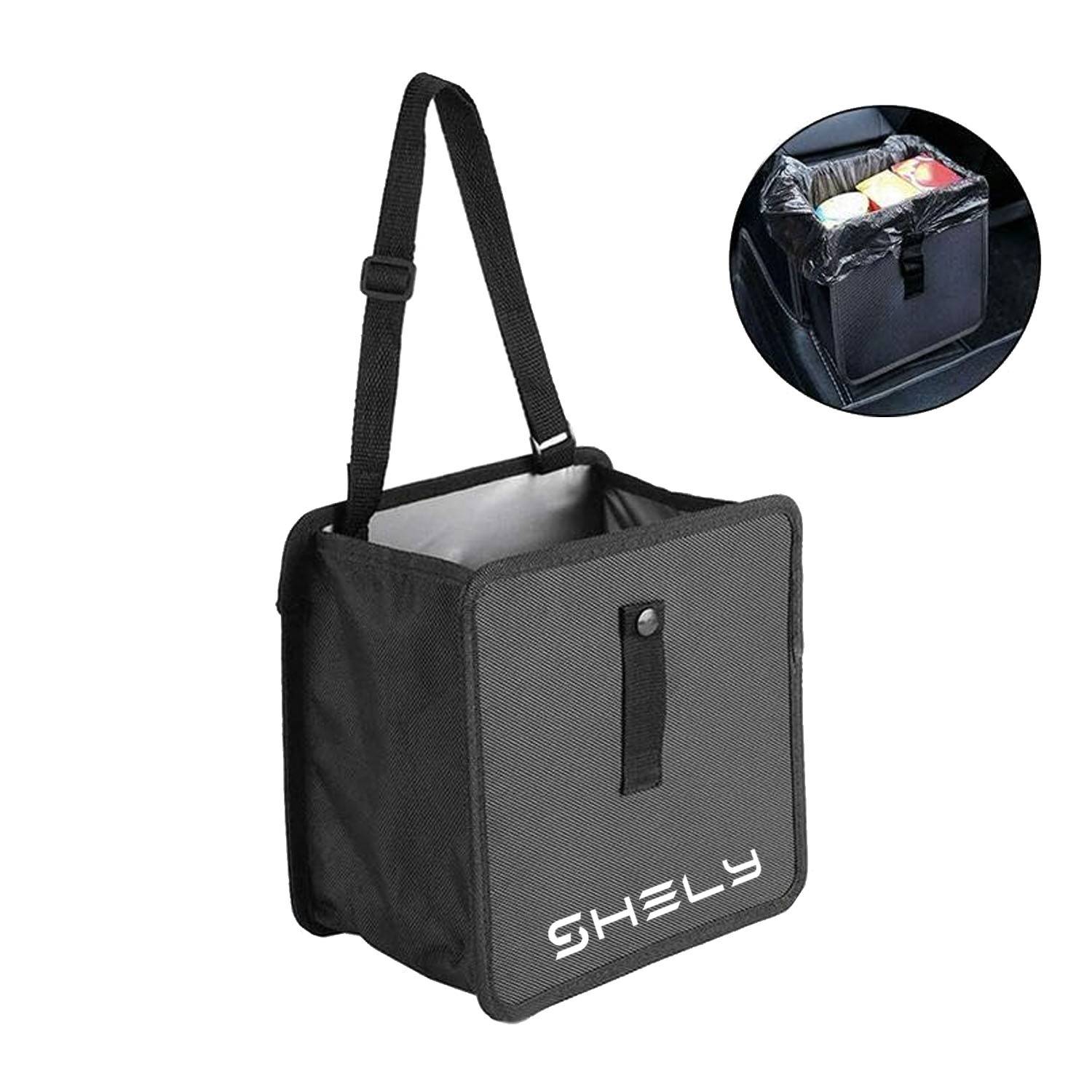 Oxford Foldable Car Garbage Can 14