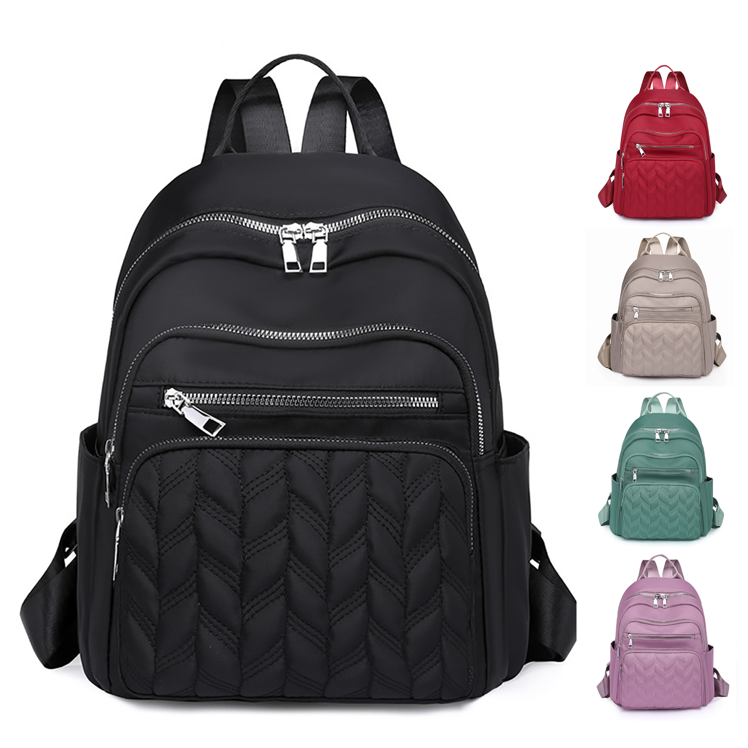 Waterproof Nylon Large Capacity Backpack 5