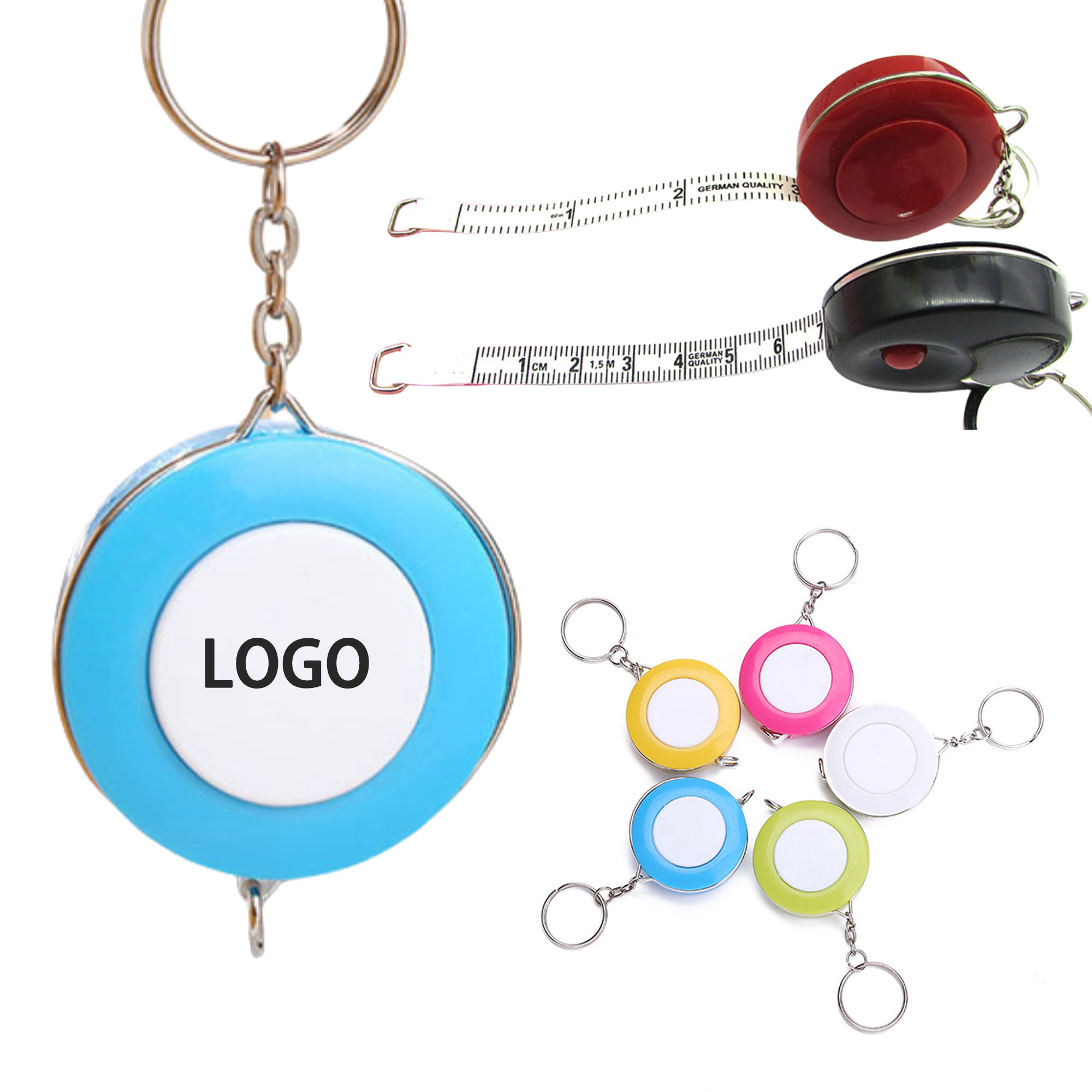 Retractable Measuring Tape Keychain 2