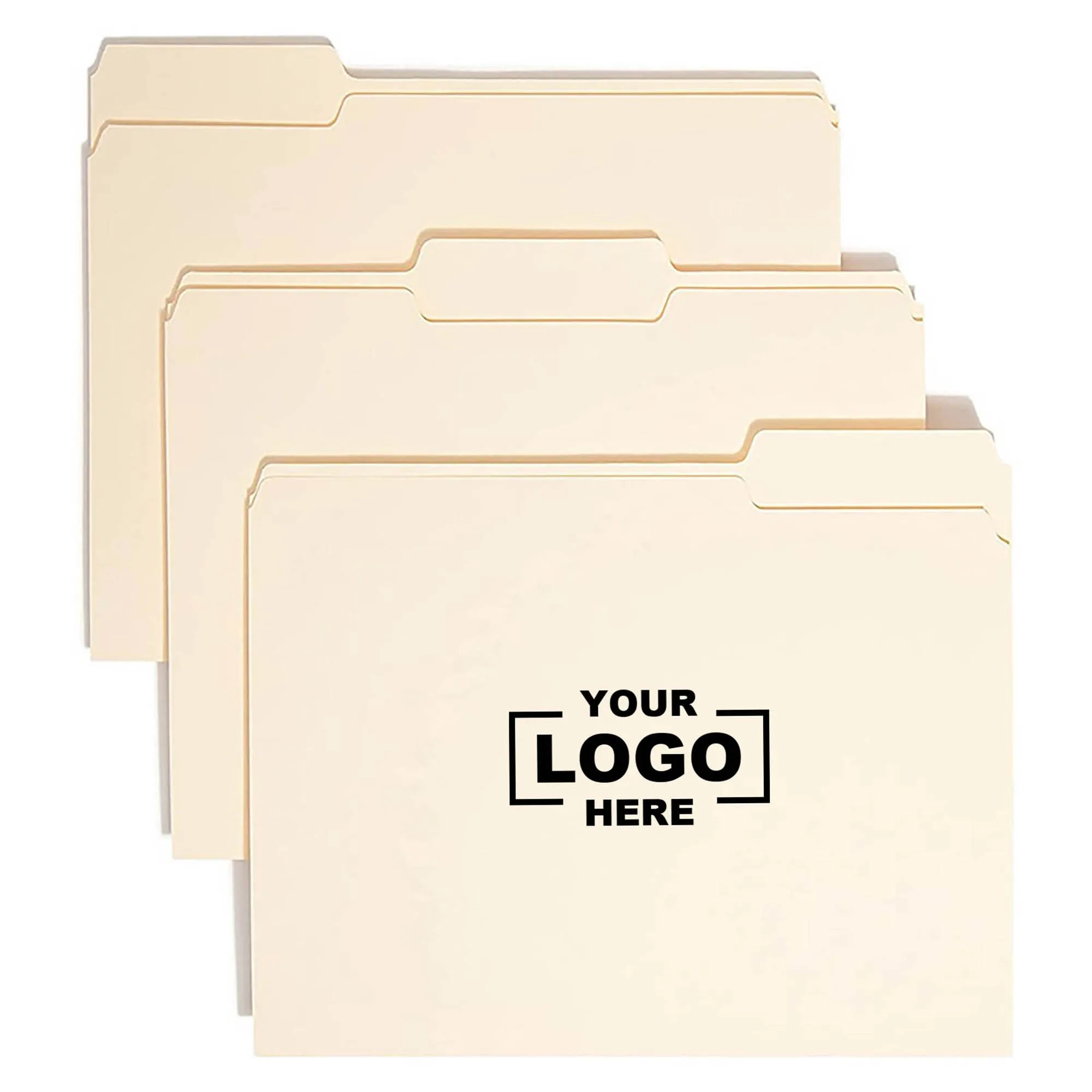 1/3 Cut Tab Manila File Folders Letter Size
