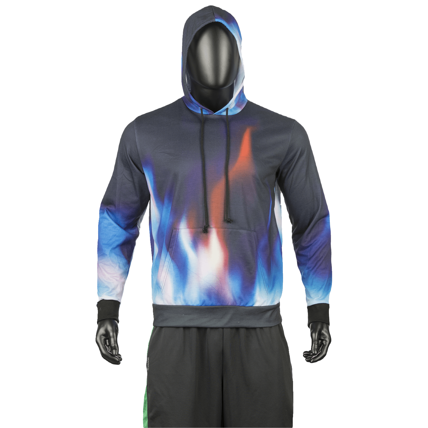 Unisex 280 GSM Spandex Interlock Fleece Sublimation Hoodie with Kangaroo Pocket 5