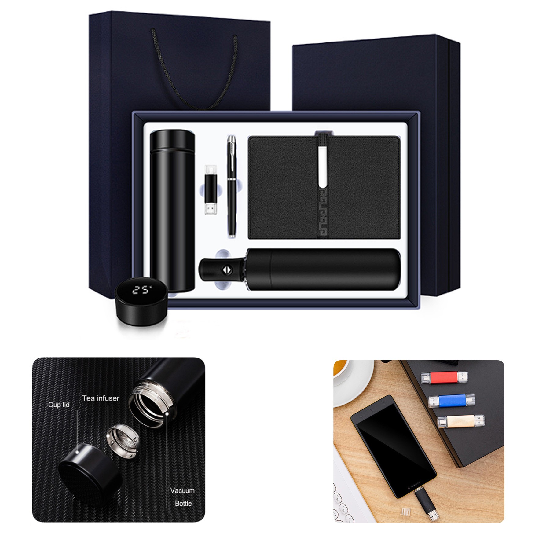 Gift Box for Business, custom award with logo imprint 3