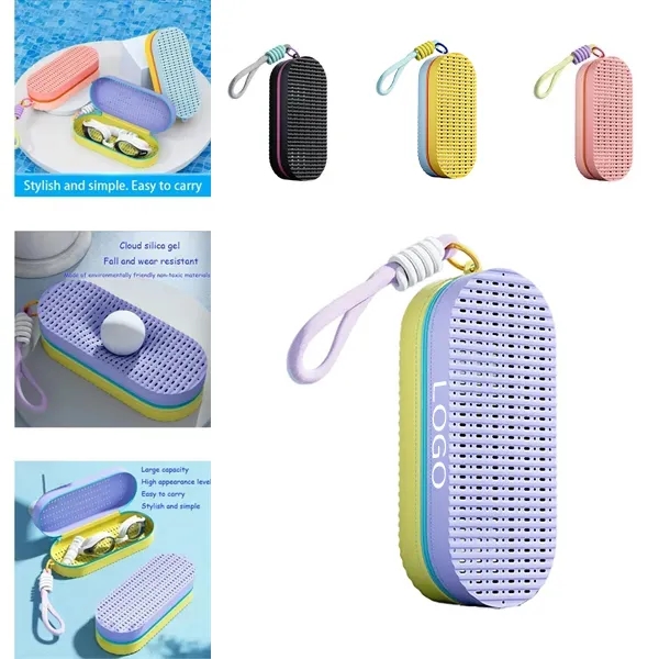 Soft Goggle Case with Swim Accessory and Drain Hole 10