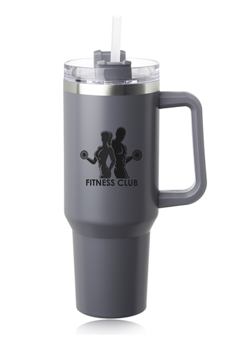 40 oz. Alps Stainless Steel Travel Mugs with Handle 18