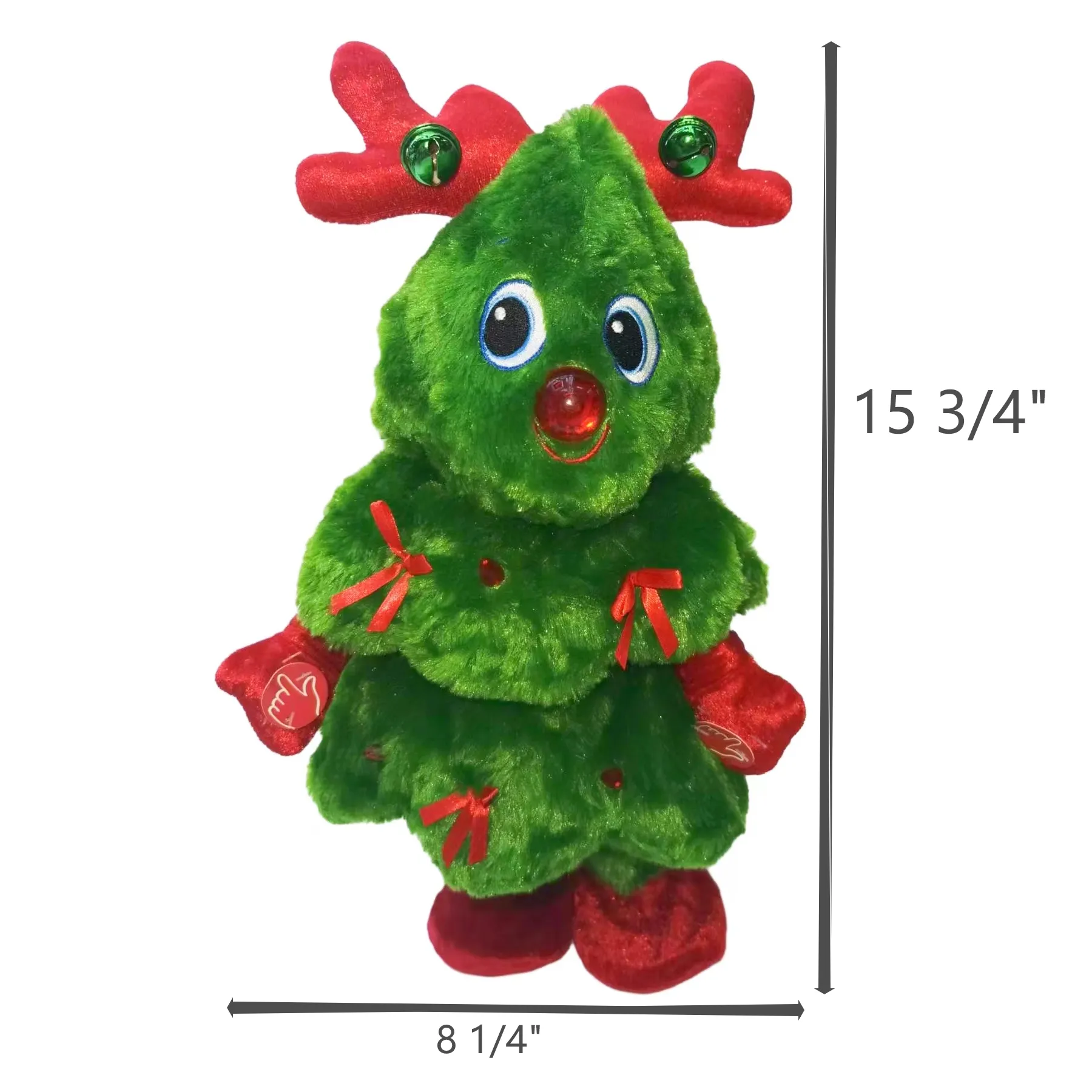Singing And Dancing Christmas Trees Plush Toys 2