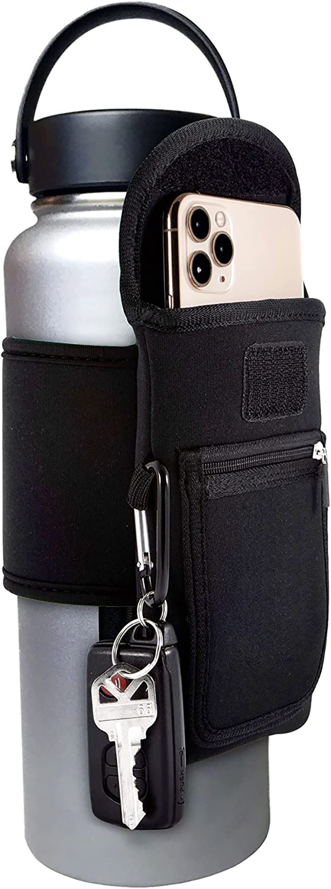 Gym Water Bottle Pouch for Running/ Walking/ Cell Phone/ Cards/ Key 7
