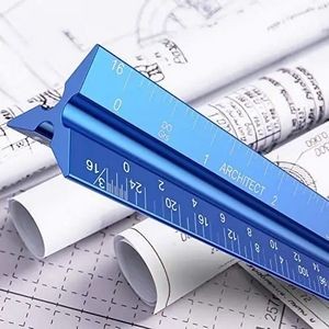 12 Inch Architectural and Engineering Scale Ruler Set 3