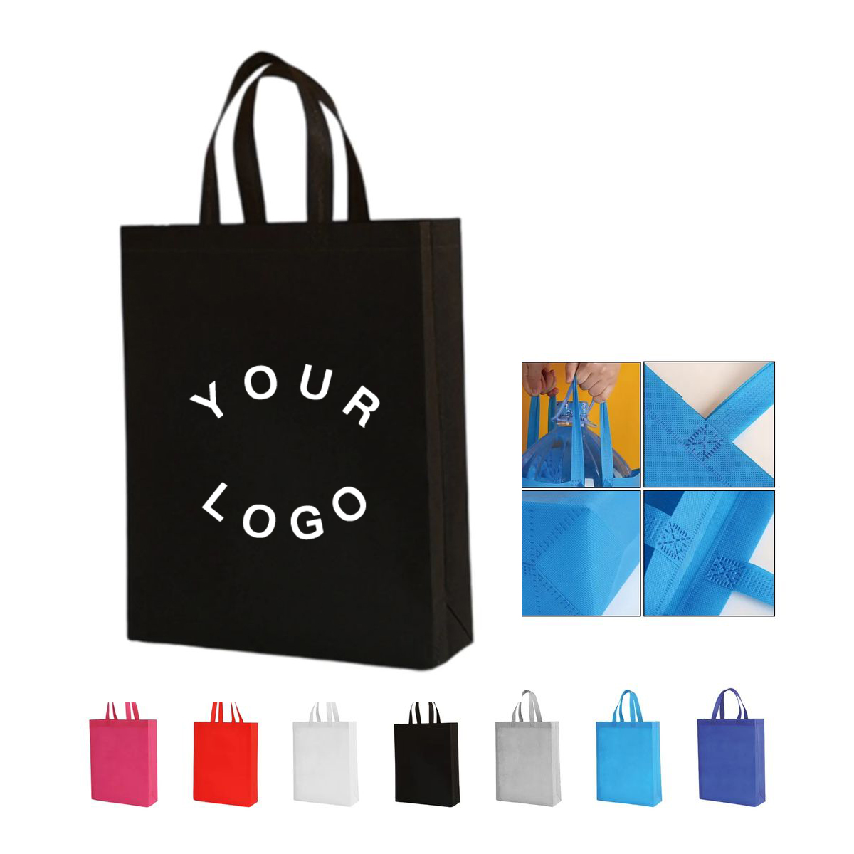 Non Woven Grocery Tote Bag with Strong Stitching 1