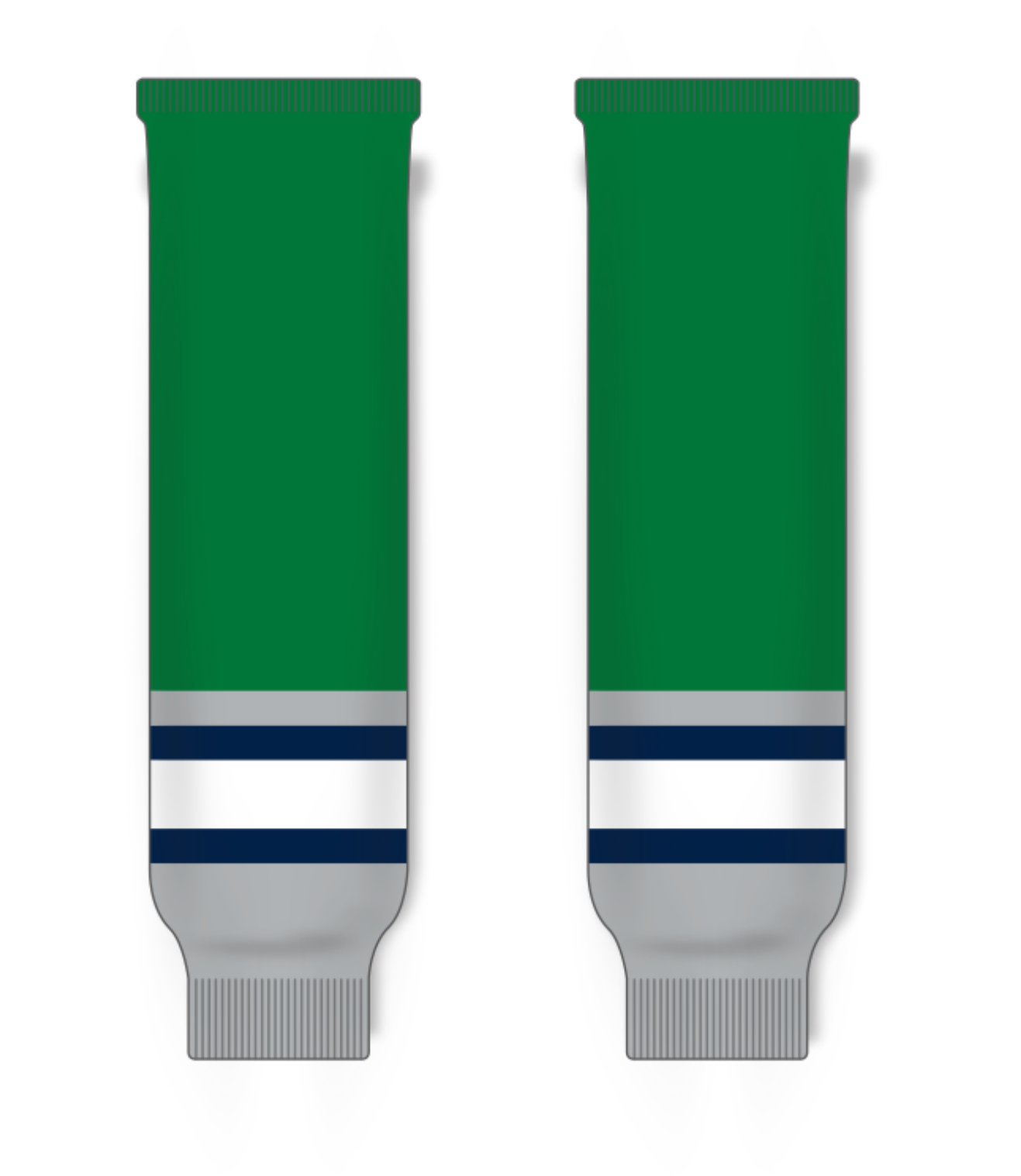 Knitted Striped Hockey Socks HS630-G148 3