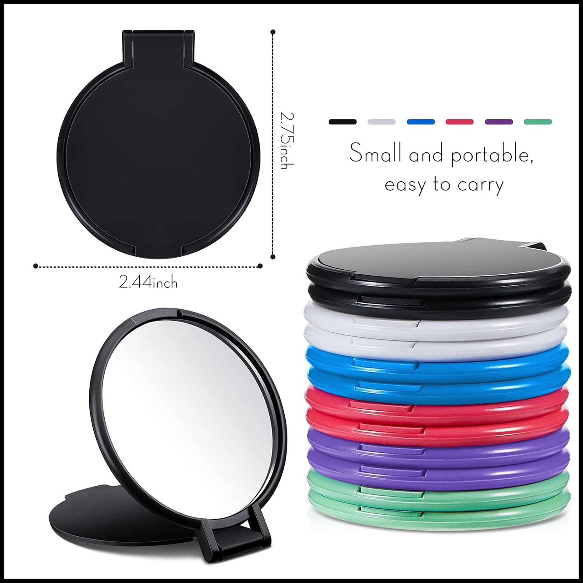 Mini Round Pocket Mirror 3