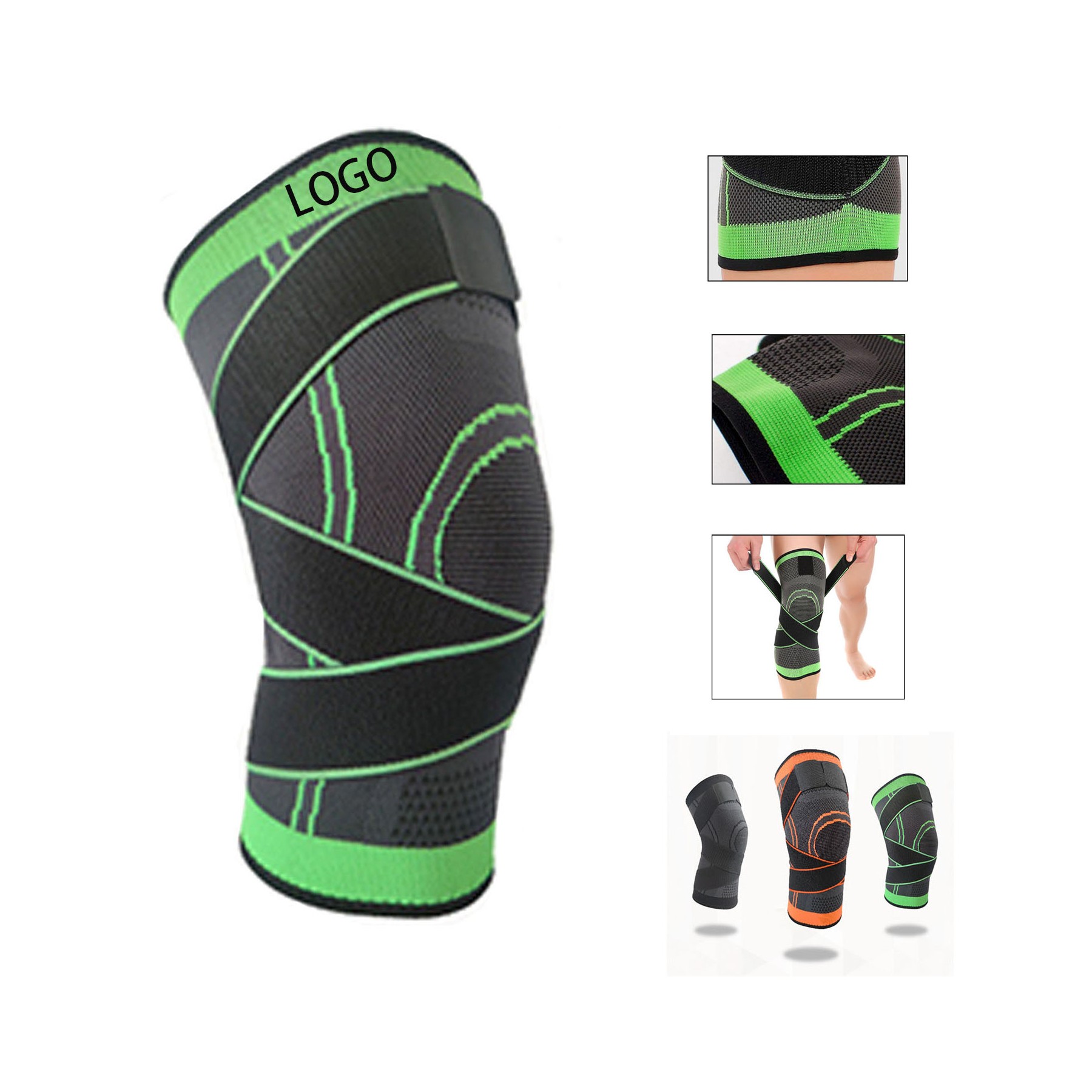 Sports Breathable Knitted Knee Pads