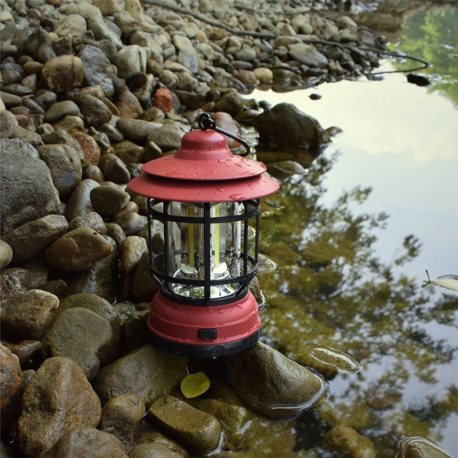 Retro Outdoor Camping & Picnic Lantern - Low/High Lightening 13