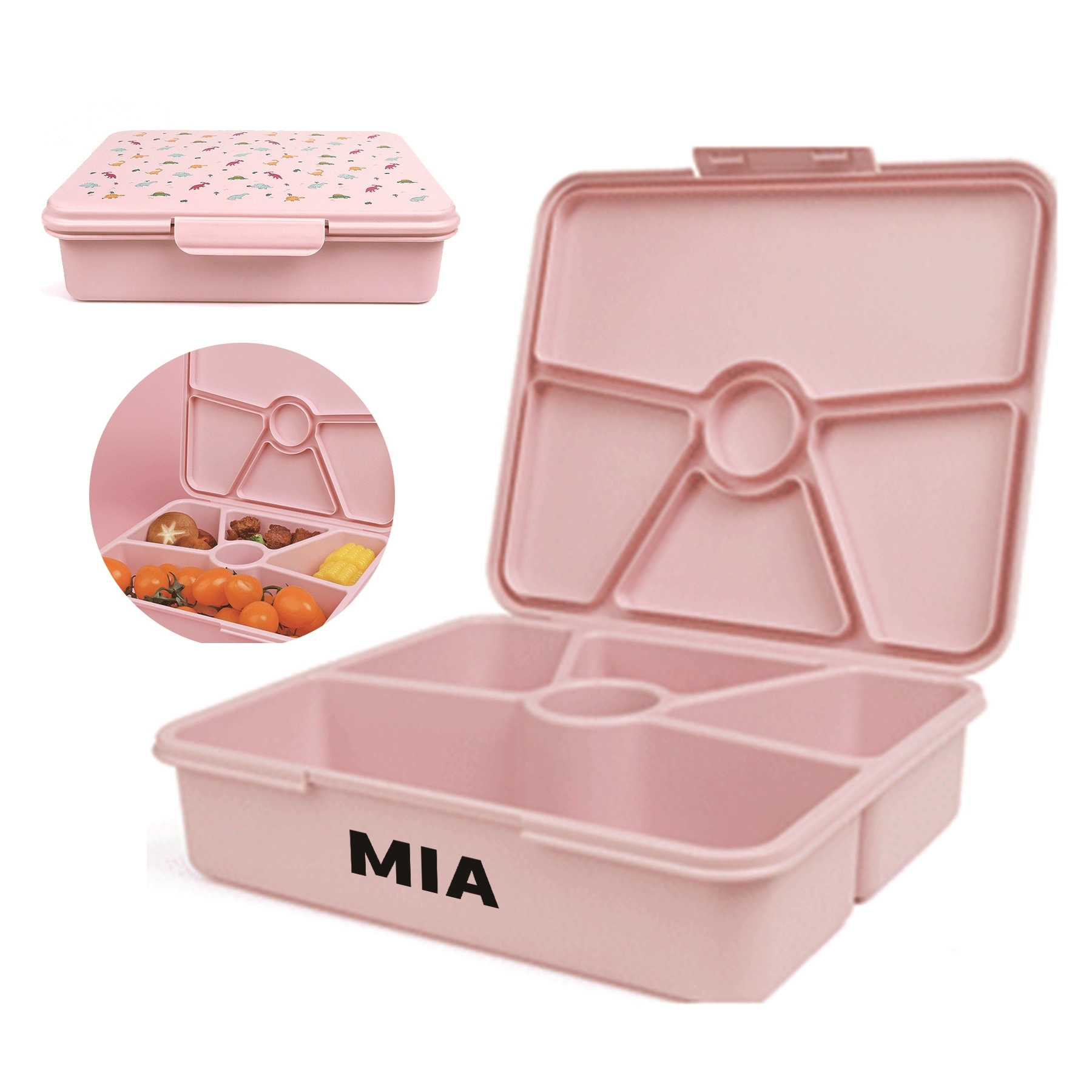 Large Capacity Five-Compartment Lunch Box 2