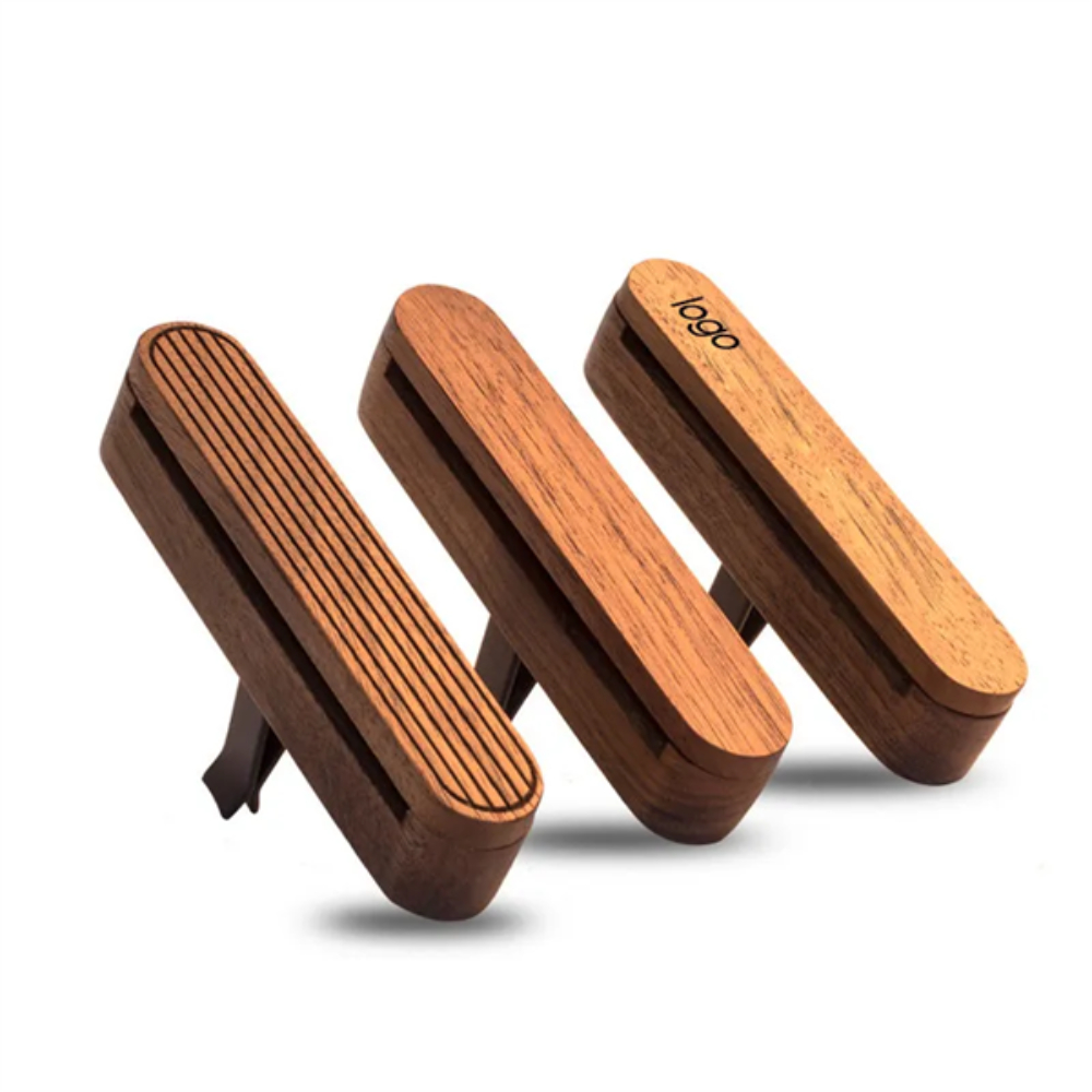 Ventscent Wood Car Air Freshener With Scent Diffuser 3