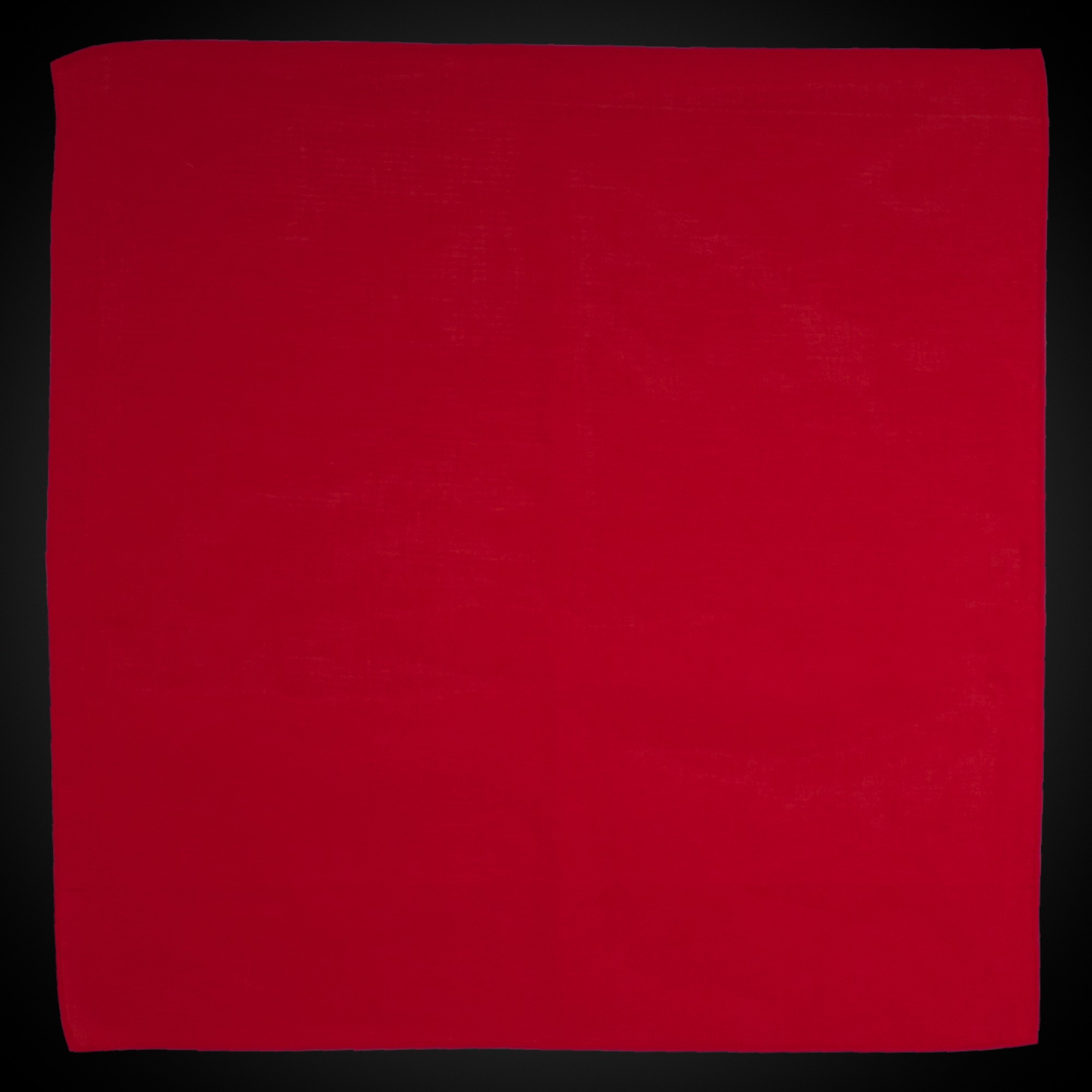 Solid Red 22" x 22" Cotton Bandana 3