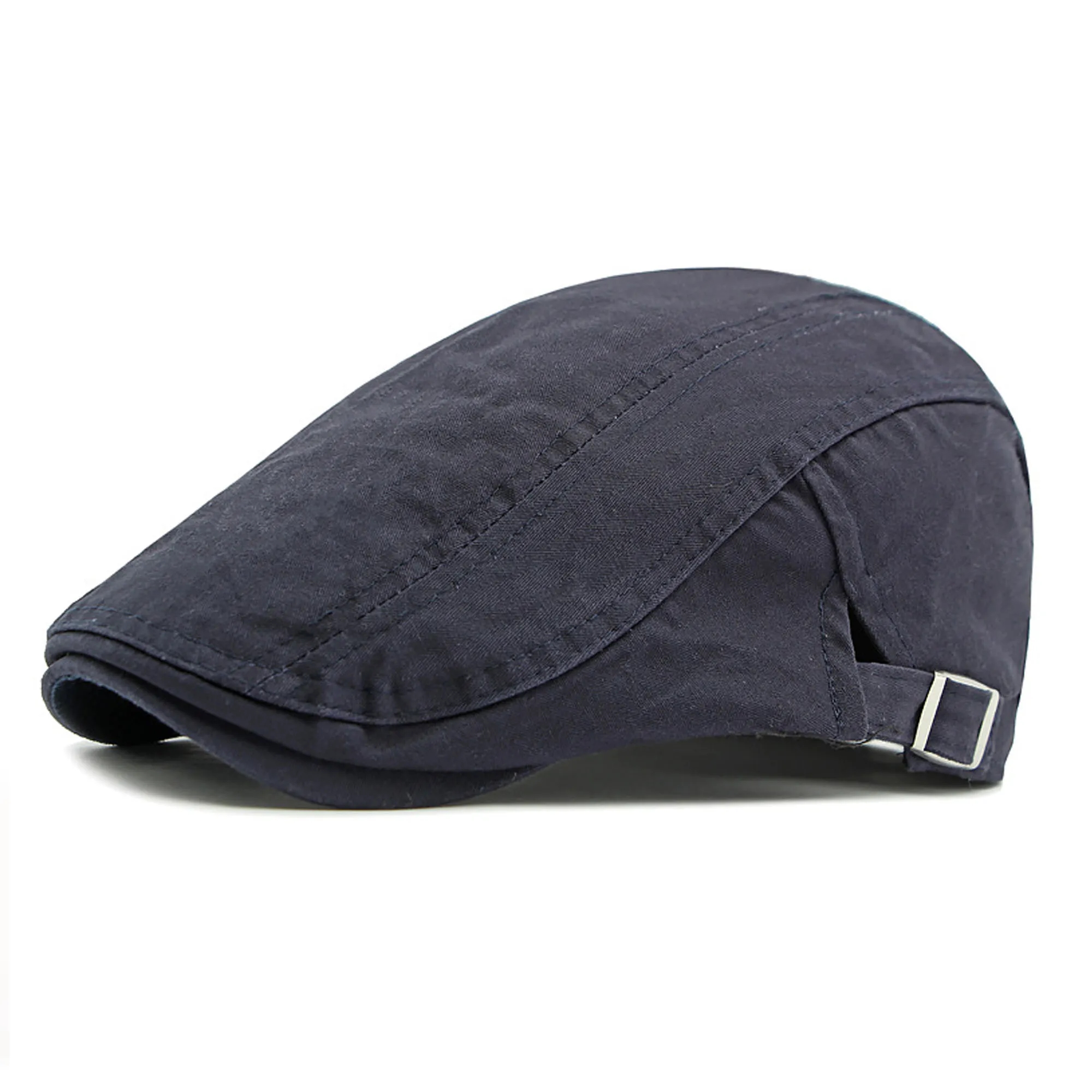 Adjustable Men's Flat Cotton Cap 2