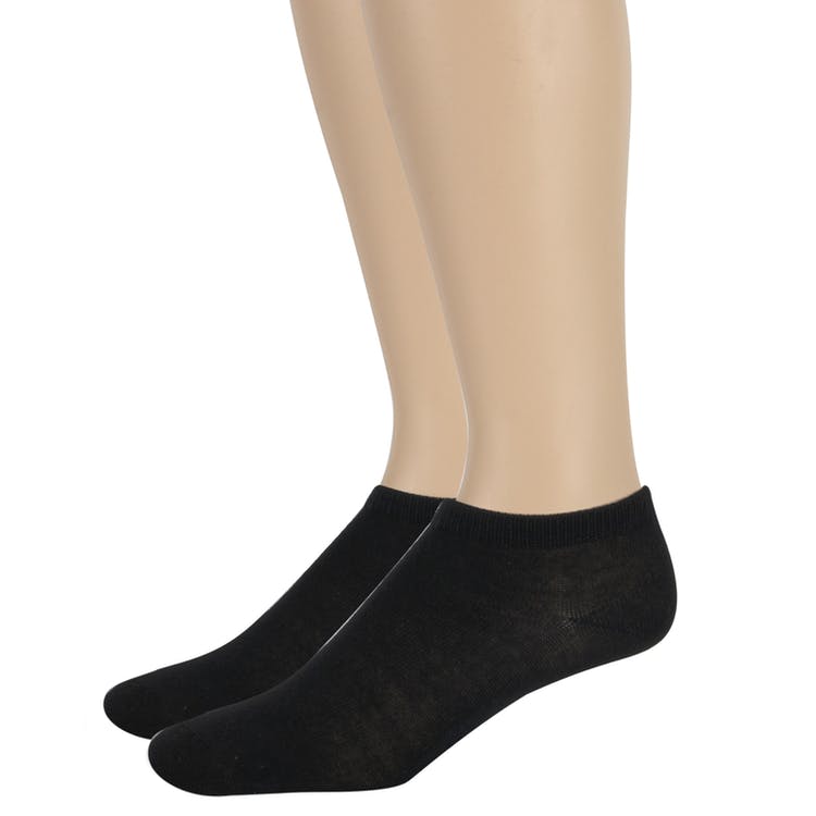 Women's Ankle Socks - Black 100 Pairs 2